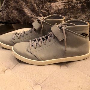 Teva blue suede high-tops